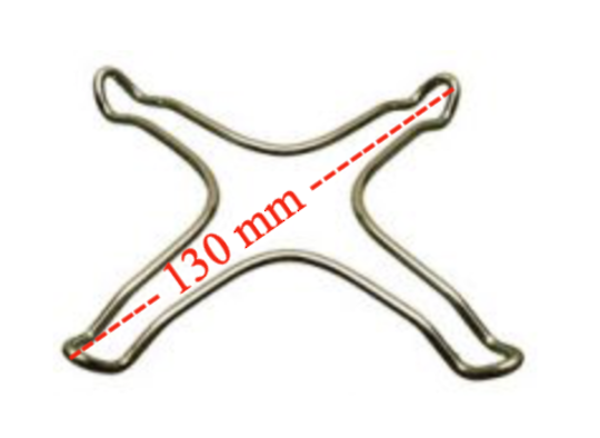 Universal Oven Cooktop Cross Support for Espresso