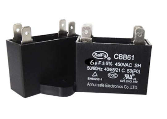 Capacitor Assy 6UF, 6 Uf, CBB61