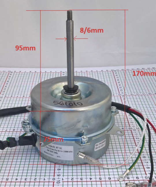 Air-Condition and Heat Pump Fan Motor Out