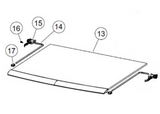 Fisher Paykel Washing Machine Glass Lid Assy