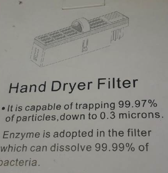 Jet Dry Executive I Hand Dryer Filter