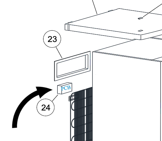 Haier Fridge Pcb Board HRB227W, HRB227S, 61199,