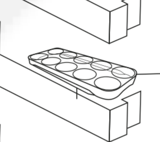 Panasonic Fridge Egg Tray NR-CY54BG NR-CY558G