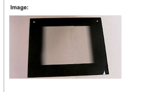 Fisher Paykel Oven Door Glass Outer External