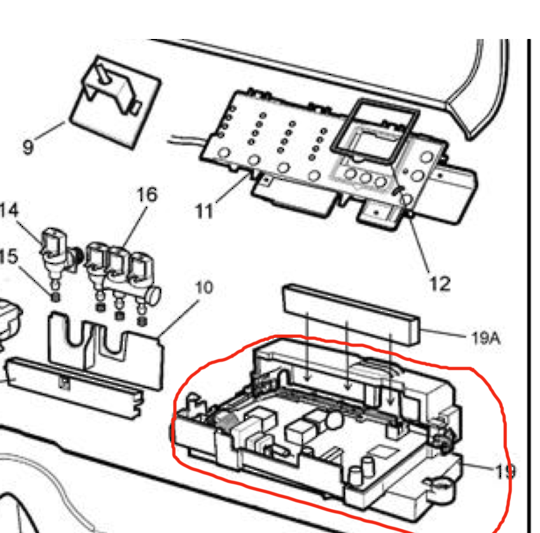 Westinghouse Washing Machine Main Pcb Circuit Board