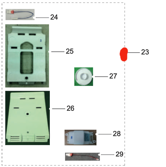 Samsung Freezer Fan Cover Assy