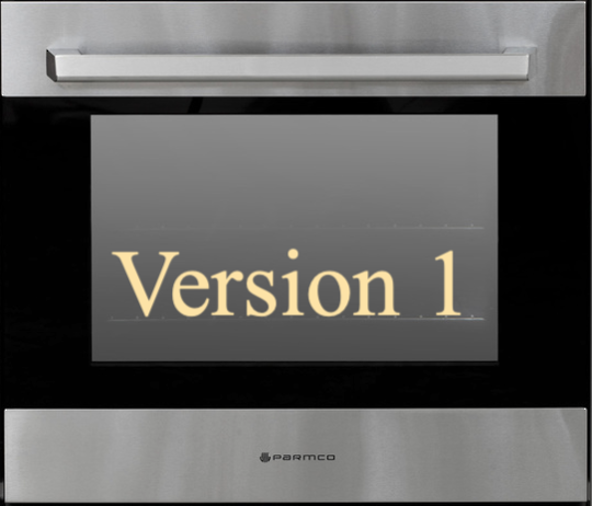 Parmco Oven Complete Door Including Hinge and