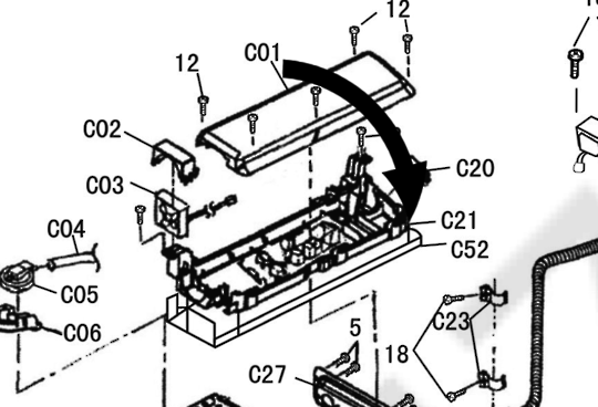 Panasonic Washing Machine Main Pcb Controller NA-148VS4WAU