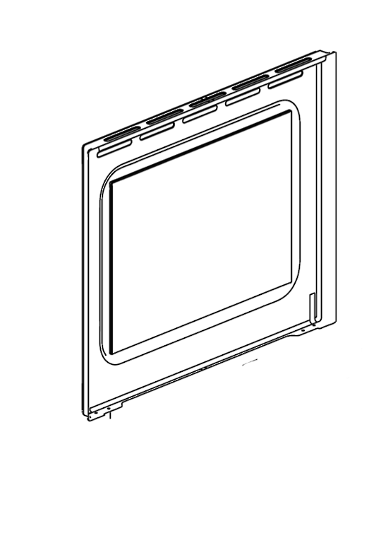 Blanco Oven Door Inner Glass BOSE69X, E60SM,