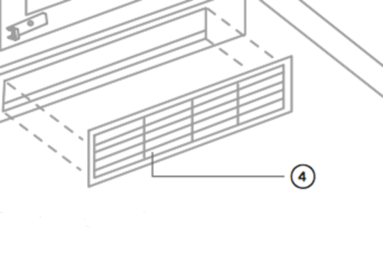 Fisher Paykel Fridge Door Ventilation Window Most