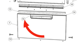 Fisher Paykel Dishdraw Handle Grip Upper Or