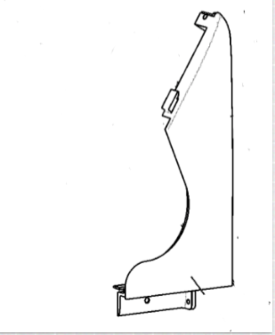 Westinghouse Simpson Stove Power Point Panel Right Side 62H636W*39, 62H682W*39, 62H682W*40