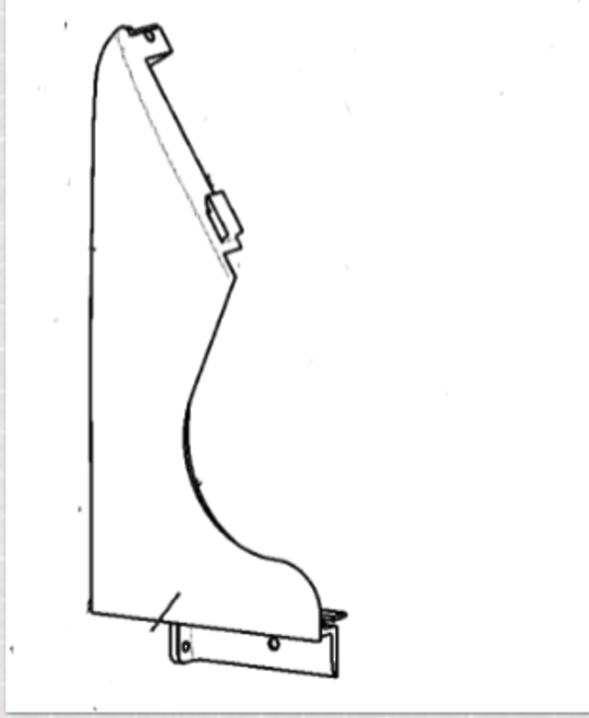Westinghouse Simpson Stove Power Point Panel Left Side 62H636W*39 62H682W*39 62H682W*40