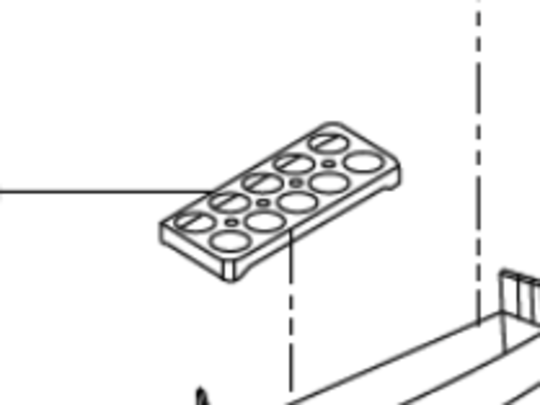 Panasonic Fridge Egg Tray Comp NR-BW465, NR-BW415,