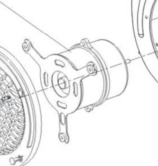 Euromaid EUC90GS, EUC60GS, Motor , YYX90T-2