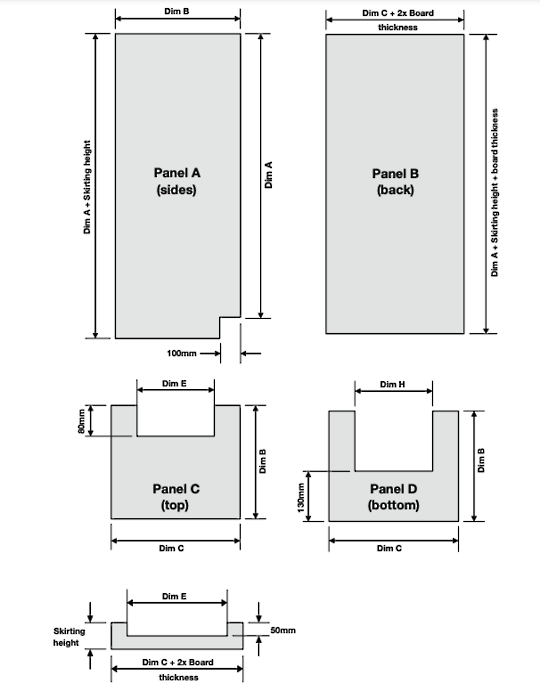 Westinghouse Simpson Electrolux Fridge Integration Kit ,