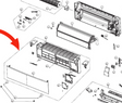 Panasonic Air-Condition and Heat Pump Front Cover