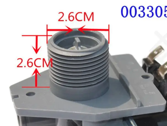 Haier Washing Machine Inlet Valve WHMP55918, WHMP55-918,H00330508015D