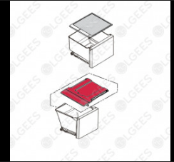 LG Freezer Crisper Drawer Cover ACQ88632101