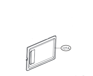 LG Fridge Door Assembly,Evaporator GU-B194PL
