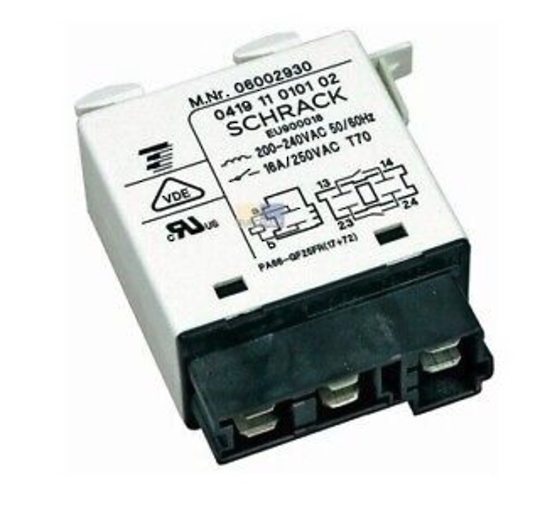 Miele Dishwasher Heater Relay 200-240V 50/60HZ