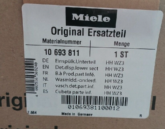 Miele Washing Machine Detergent Dispenser WKF311 10693811