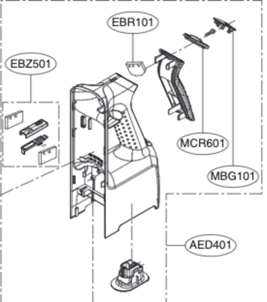LG Vacuum Cleaner Handle Assembly A9MULTI2X