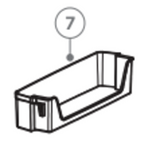 Haier Fridge Bottle Shelf Fridge Door Large