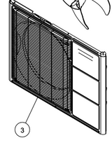 Fujitsu Air Conditioner Out Door  Front Panel
