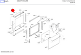 Bosch Oven Inner Door Glass