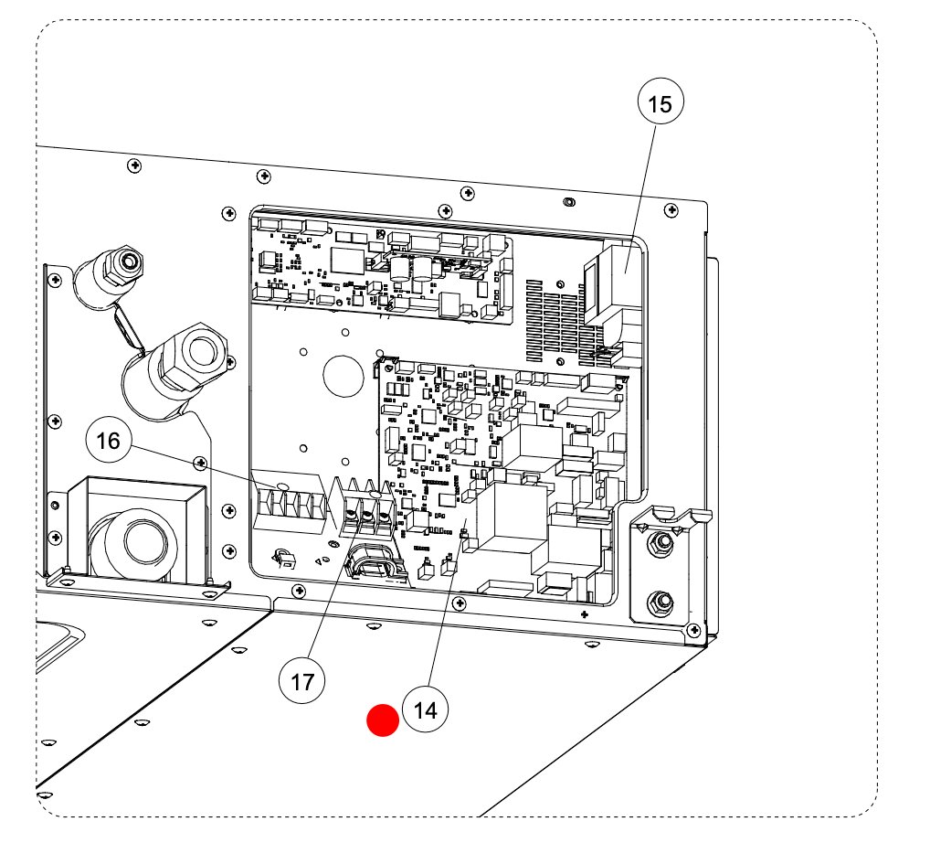 Fujitsu Indoor Power Supply Pcb