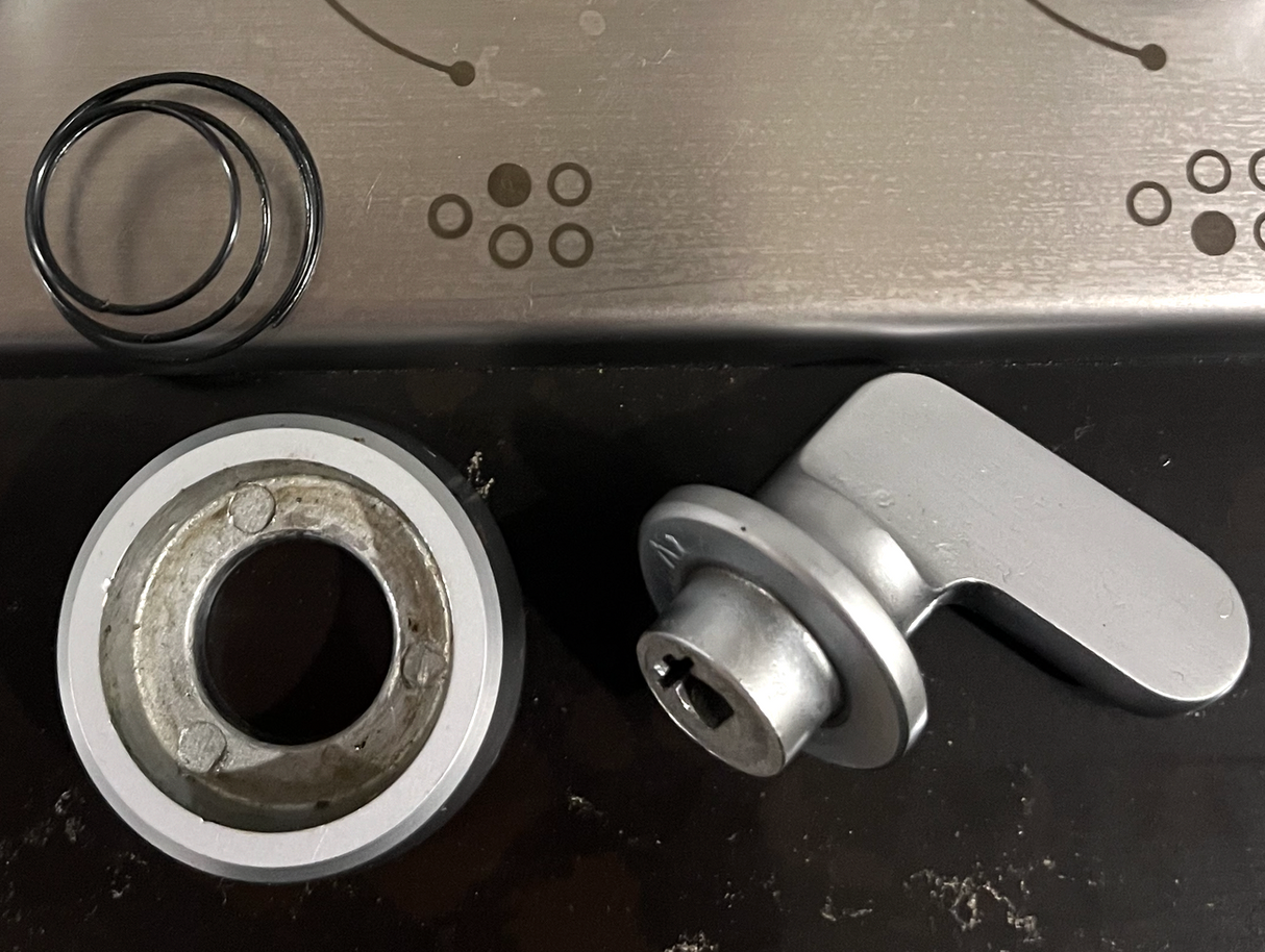 Omega Cooktop Knob OCG95XTGG Aluminium Including Skirt and Spring