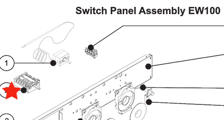 Westinghouse Simpson Oven Multi Function Multifunction Switch