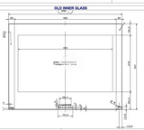 Smeg Oven Outer Door Glass SA304X-8, SAC399X-8