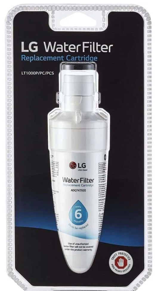 LG Fridge Freezer Water Filter Internal LT1000P