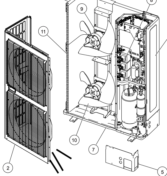 Fujitsu Front Panel Sub Assy Location 2 On Diagram AOTG54LATT