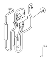 Fujitsu Aircon Outdoor 4-Way Valve (ID No. 35) – AOTG09KMCA – Genuine – 9320412005