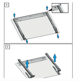 Bosch Oven Inner Door Glass HBA63S451A/45, HBG73S550A/35, Repair Kit