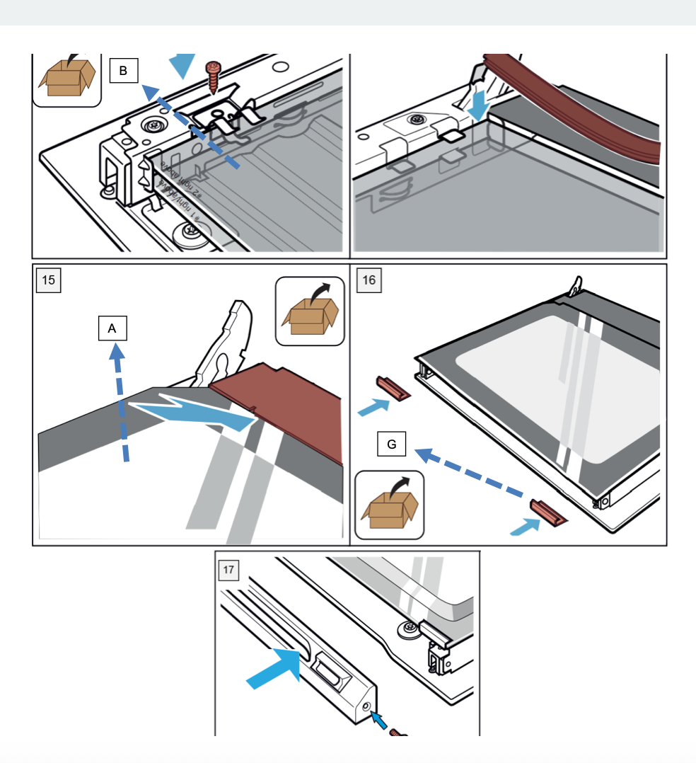 Bosch Oven Inner Door Glass HBA63S451A/45, HBG73S550A/35, Repair Kit ,will ship by 28/11/25