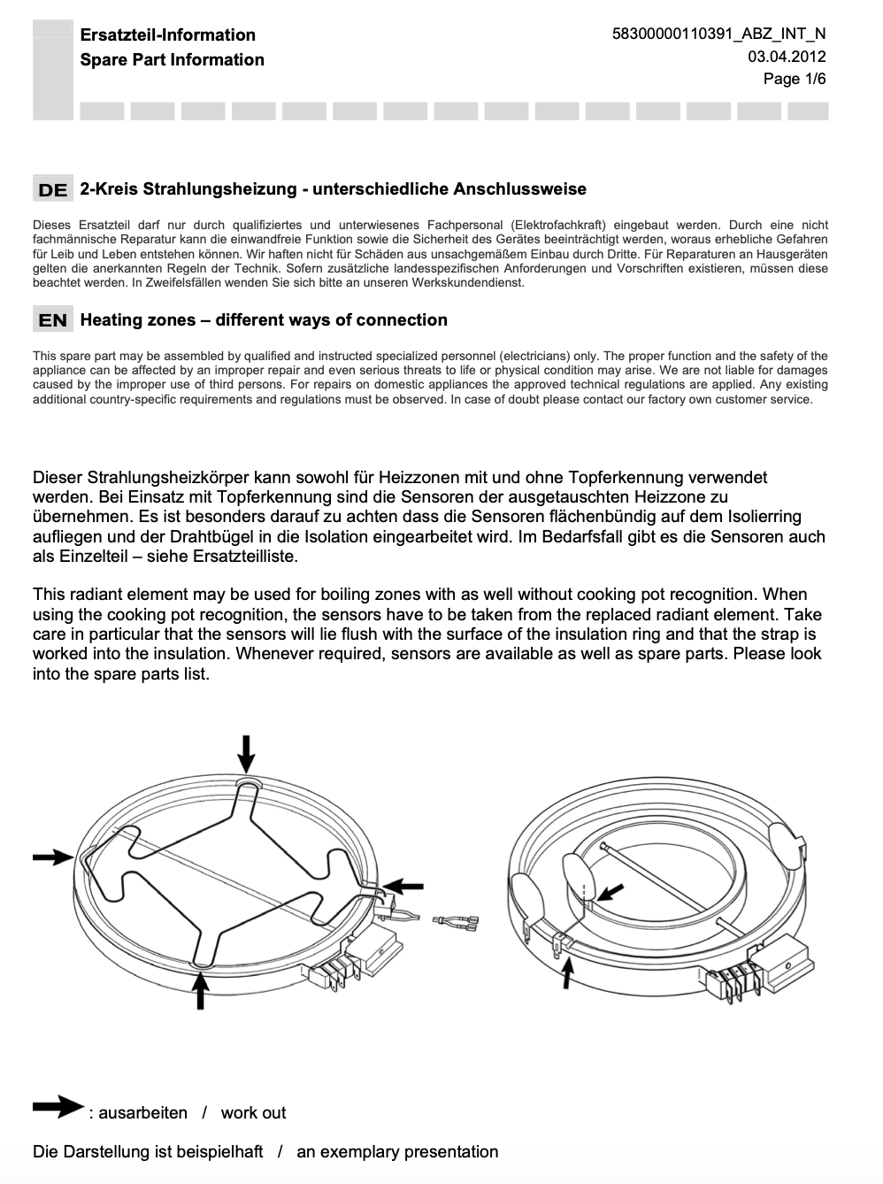 Bosch Siemense Neff Gagganeau Whirlpool  Cooktop Ceramic Cooktop 210MMD,