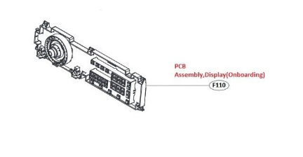 LG Washing Machine Pcb Display WVC5-1409W