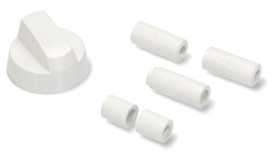 Universal Oven & Cooktop Knob (White) – Gas or Electric – 1003