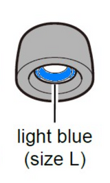 Sony WF-1000XM4 Headphone Ear Tip (Large, Light Blue) – 502592102 (1pc)