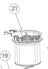 Fisher & Paykel Haier Dishwasher Filter Assembly