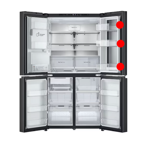 LG Fridge Bottle Shelf – Upper / Middle / Lower Door Shelf for GF-D700BSLC
