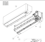 Fujitsu Air Conditioner & Heat Pump Front Cover Intake Grille ASTG18KMTC ASTG22KMTC ASTG24KMTC