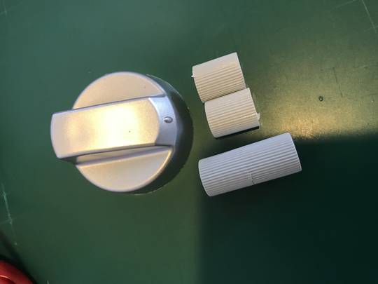 Compatible Oven and Cooktop Knob Silver Gas Or Electric 1004