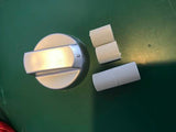 Compatible Oven and Cooktop Knob Silver Gas Or Electric 1004