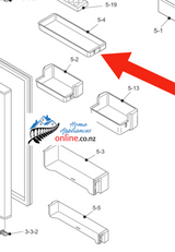 Sharp Fridge Egg Shelf Ot Upper Tray