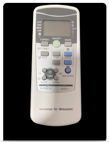 Generic Mitsubishi Air Condition and Heat Pump Remote Controller